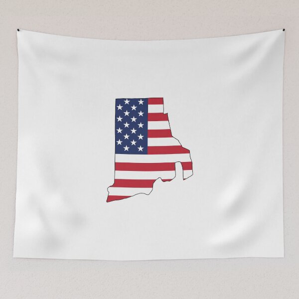 Item preview, American Flag Rhode Island designed and sold by OlivDesignsCo.