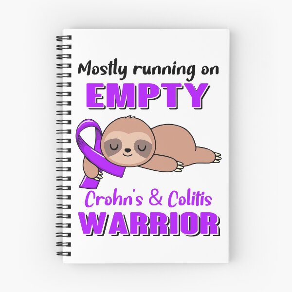 Item preview, Mostly Running On Empty Crohn's & Colitis Warrior designed and sold by Brad-FI.