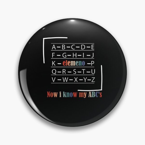 Item preview,  funny alphabet elemeno essential gifts for teachers  designed and sold by seriesxanime.