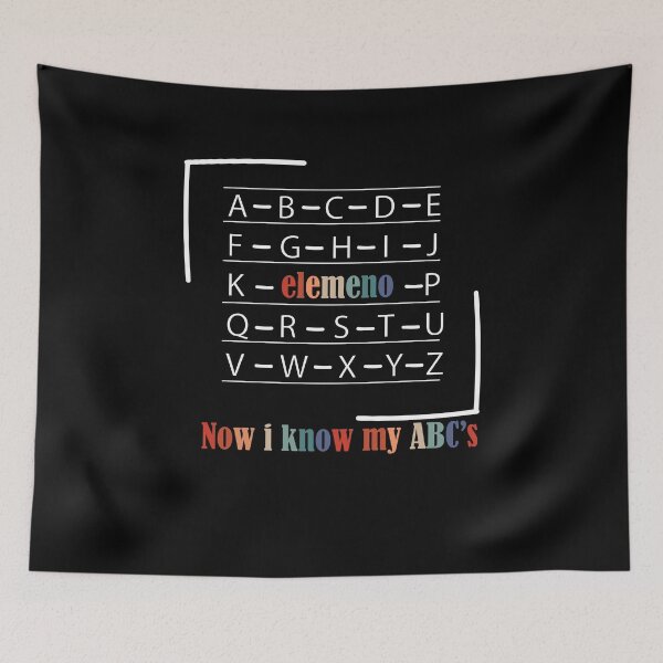 Item preview,  funny alphabet elemeno essential gifts for teachers  designed and sold by seriesxanime.