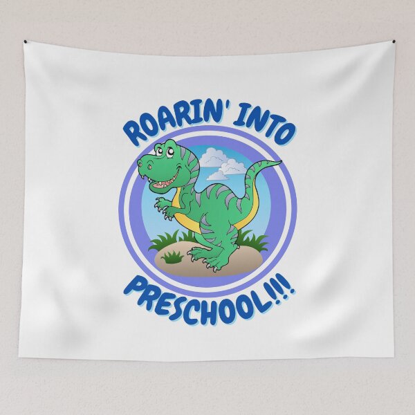 Item preview, Roaring into Preschool, Cute T-Rex Roaring - Funny, Back to School Gifts, Kids Gifts, First Day of School designed and sold by Teetee94.