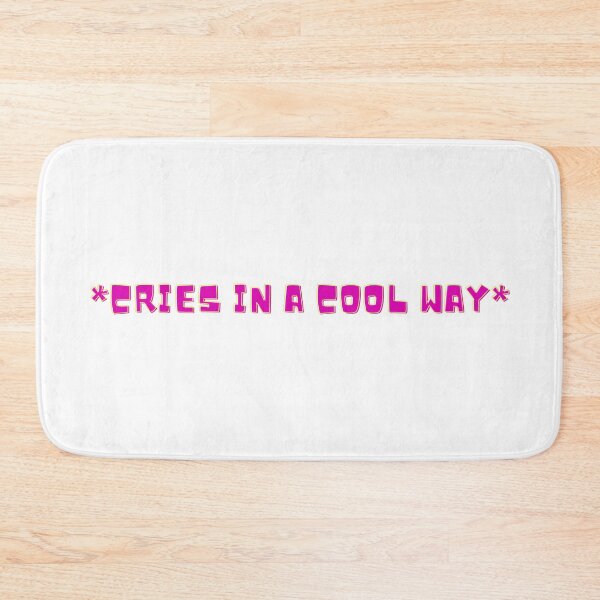 Item preview, Cries In A Cool Way funny stickers designed and sold by InnovantDesigns.