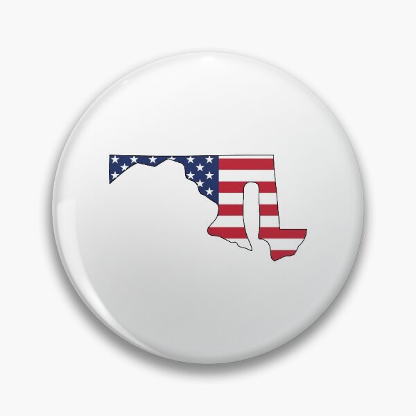 Item preview, American Flag Maryland designed and sold by OlivDesignsCo.