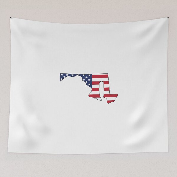 Item preview, American Flag Maryland designed and sold by OlivDesignsCo.