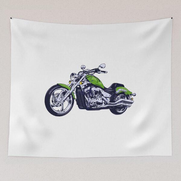 Item preview, MOTO - Harley - Motorcycle Green designed and sold by artorno.