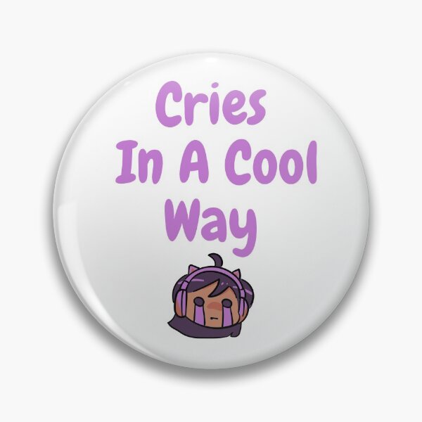 Item preview, Cries In A Cool Way funny stickers designed and sold by InnovantDesigns.