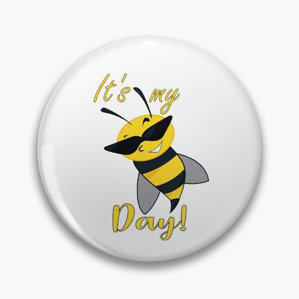 Item preview, Funny Bee, It's  My Day Bee Birthday designed and sold by levdone.