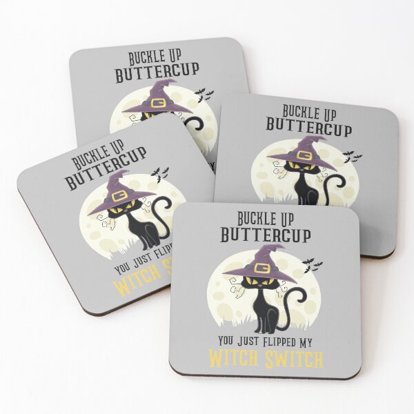 Item preview, Cat Buckle Up Buttercup You Just Flipped My Witch Switch designed and sold by Messaadi7Ridha.