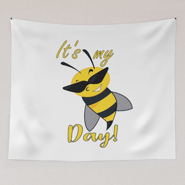 Item preview, Funny Bee, It's  My Day Bee Birthday designed and sold by levdone.