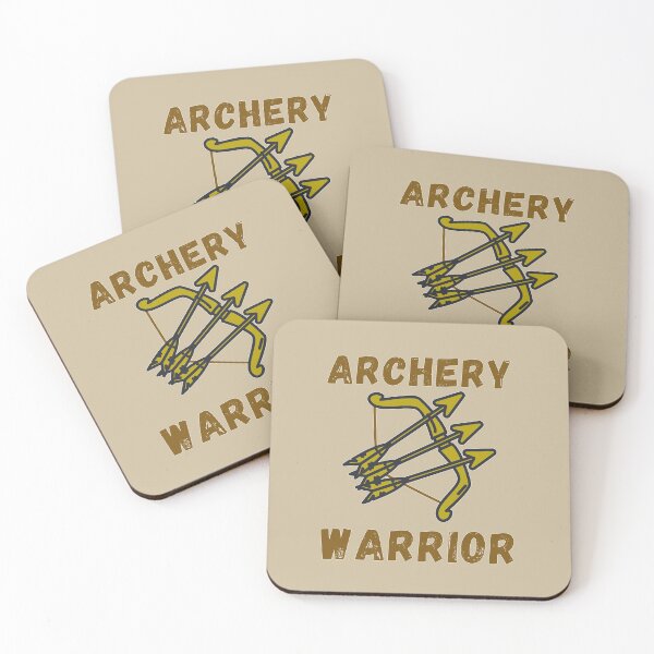 Item preview, Archery Warrior - Archery Lover Gold Brown Colored Text Sisal background designed and sold by IrinchiDE.