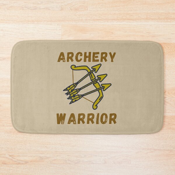 Item preview, Archery Warrior - Archery Lover Gold Brown Colored Text Sisal background designed and sold by IrinchiDE.