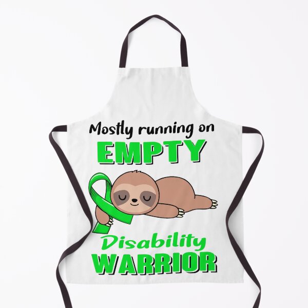 Item preview, Mostly Running On Empty Disability Warrior designed and sold by Brad-FI.
