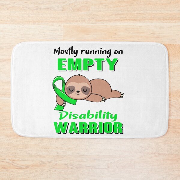 Item preview, Mostly Running On Empty Disability Warrior designed and sold by Brad-FI.