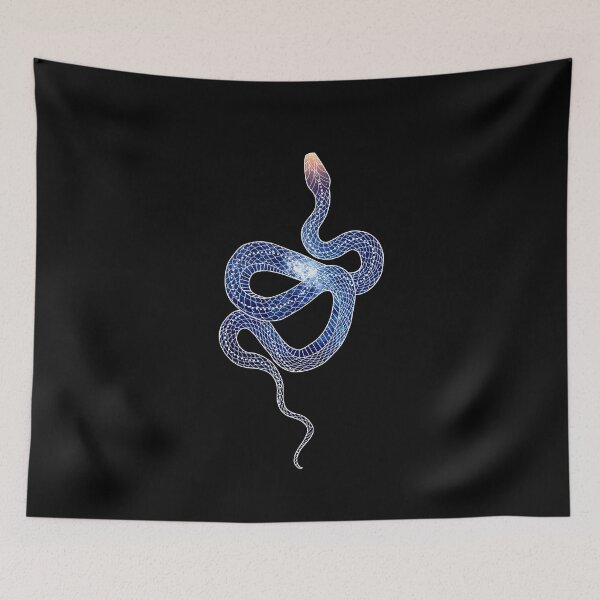 Item preview, Snake - deep blue  designed and sold by Blacklinesw9.