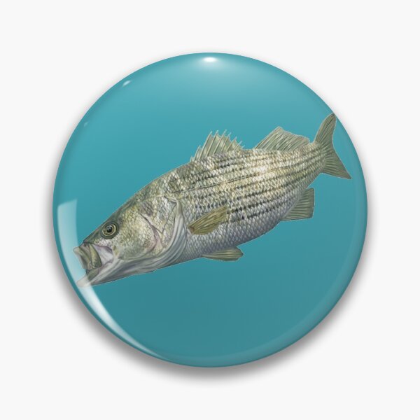 Item preview, Striped bass designed and sold by Broken Antler Designs .