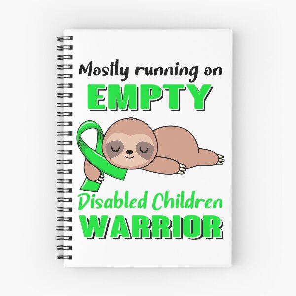 Item preview, Mostly Running On Empty Disabled Children Warrior designed and sold by Brad-FI.