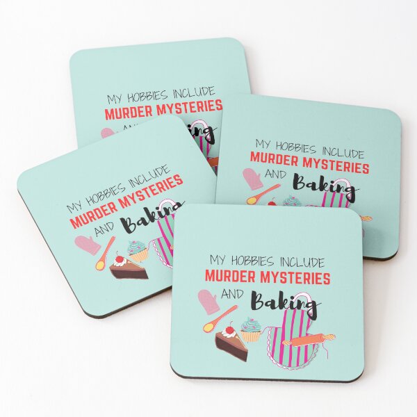 Item preview, My Hobbies Include Murder Mysteries and Baking designed and sold by PlumNearly.