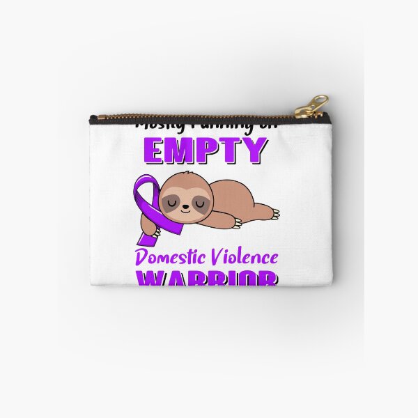Item preview, Mostly Running On Empty Domestic Violence Warrior designed and sold by Brad-FI.