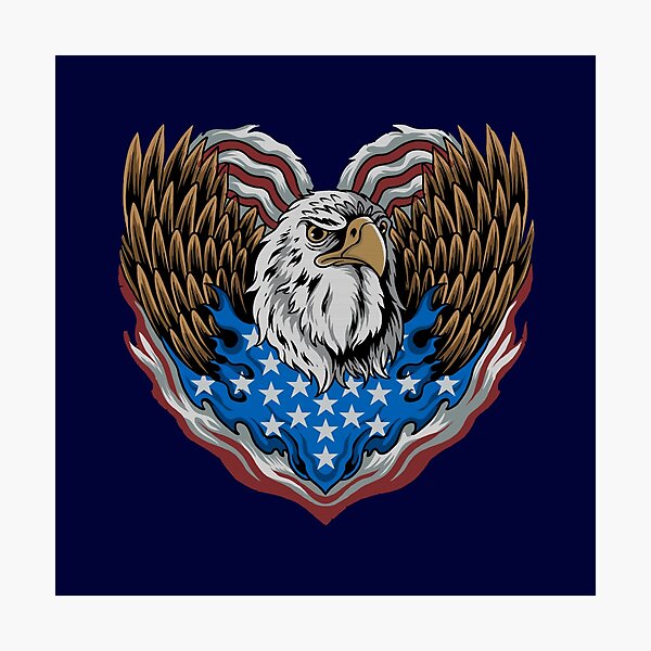 Item preview, America First USA Flag Eagle Diseño fuerte designed and sold by Looksup.