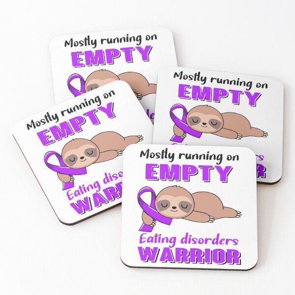 Item preview, Mostly Running On Empty Eating disorders Warrior designed and sold by Brad-FI.