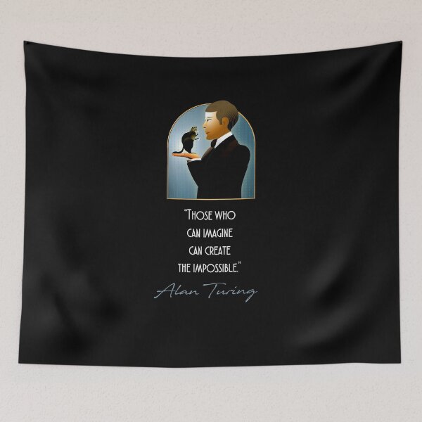 Item preview, Alan Turing: English Mathematician,Computer Scientist, Logician, Cryptanalyst, Philosopher, and Theoretical Biologist. designed and sold by pacprint.