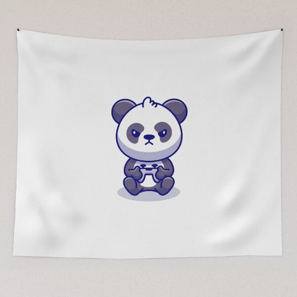 Item preview, Funny Angry Cute Gamer Panda Pet Design - illustration designed and sold by Petsyy.
