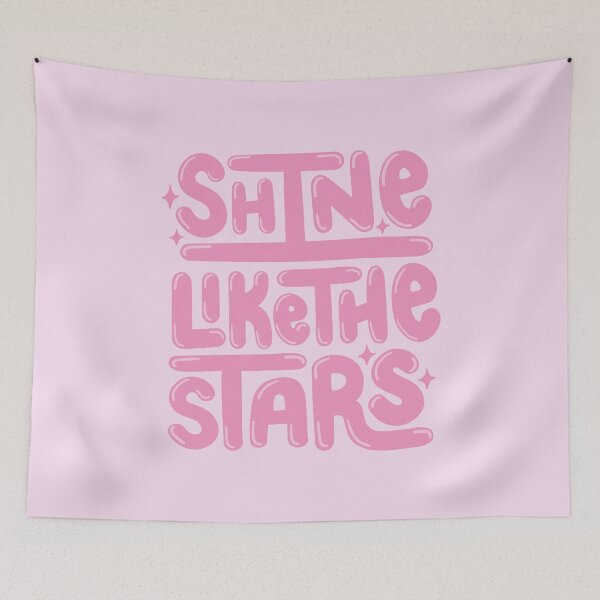 Item preview, Shine Like the Stars Pink designed and sold by PepAndGrace.