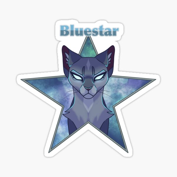 Bluestar Warrior Cats Sticker for Sale by PureSpiritFlowr