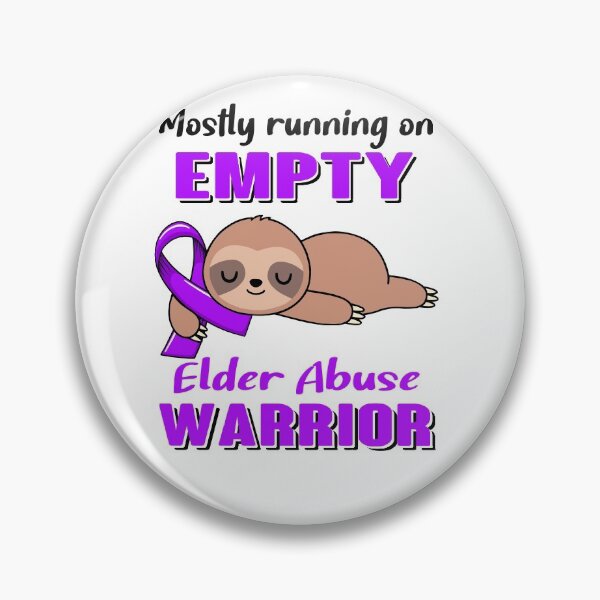 Item preview, Mostly Running On Empty Elder Abuse Warrior designed and sold by Brad-FI.