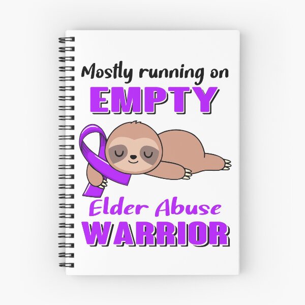 Item preview, Mostly Running On Empty Elder Abuse Warrior designed and sold by Brad-FI.