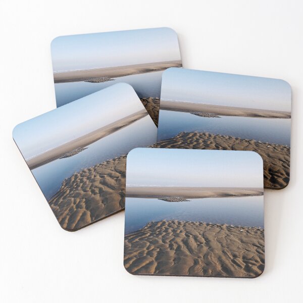 Item preview, Glassy tidepool on the beach at sunrise designed and sold by PacificTime.