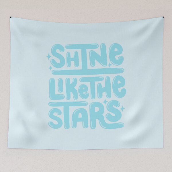 Item preview, Shine Like the Stars Blue designed and sold by PepAndGrace.