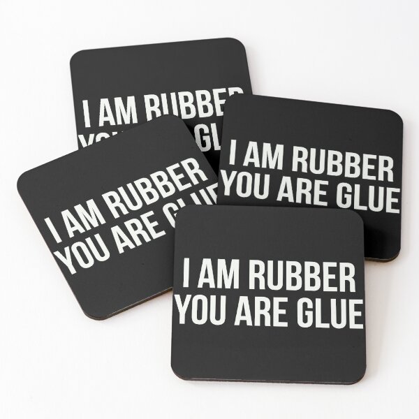 Item preview, I am Rubber You Are Glue Monkey Island Insult Sword fight designed and sold by BeardedTree.