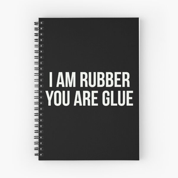 Item preview, I am Rubber You Are Glue Monkey Island Insult Sword fight designed and sold by BeardedTree.