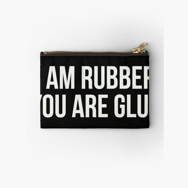 Item preview, I am Rubber You Are Glue Monkey Island Insult Sword fight designed and sold by BeardedTree.
