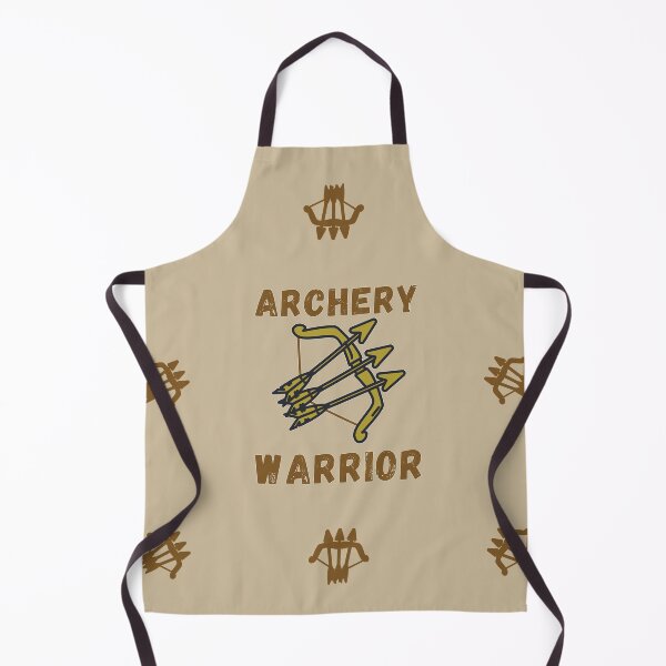 Item preview, Archery Warrior - Archery Lover Gold Brown Colored Text Sisal background designed and sold by IrinchiDE.