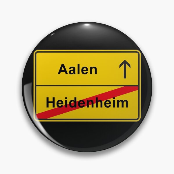 Item preview, Aalen anti Heidenheim place-name sign designed and sold by GeogDesigns.