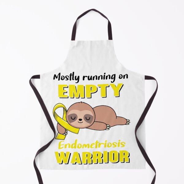 Item preview, Mostly Running On Empty Endometriosis Warrior designed and sold by Brad-FI.