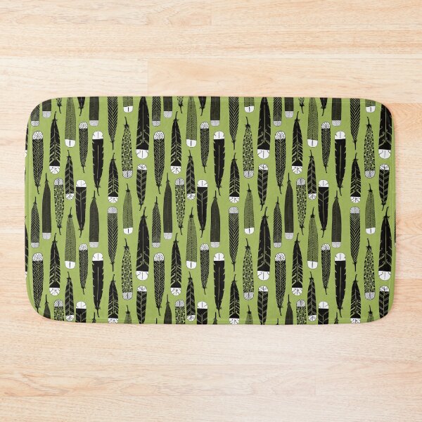 Item preview, Huia feathers (lime) designed and sold by Raewyn Tauira Paterson.