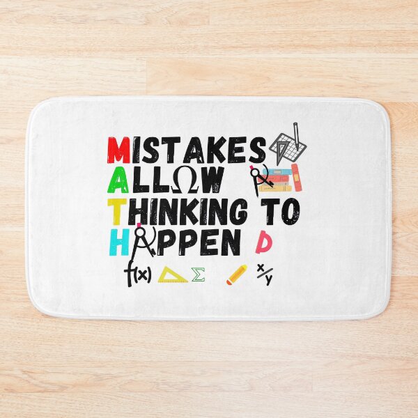 Item preview, mistakes allow thinking to happen designed and sold by ronaldsonou.