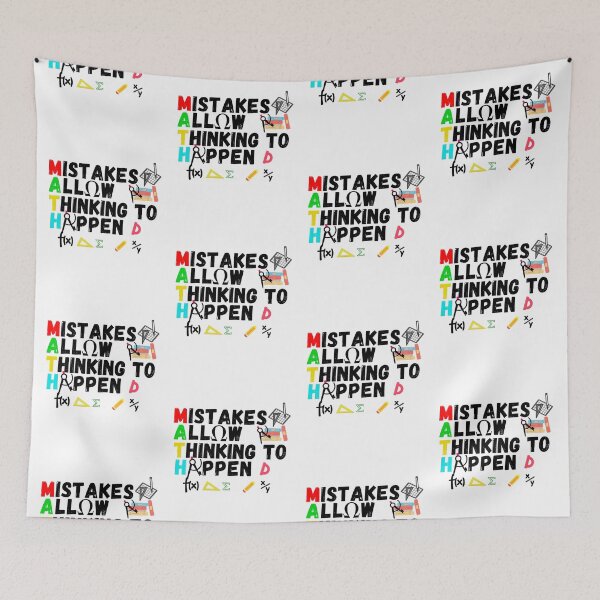 Item preview, mistakes allow thinking to happen designed and sold by ronaldsonou.