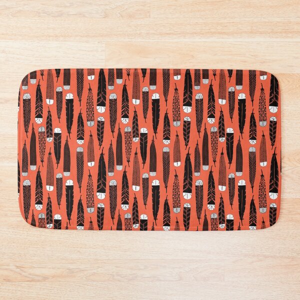 Item preview, Huia feathers (orange) designed and sold by Raewyn Tauira Paterson.