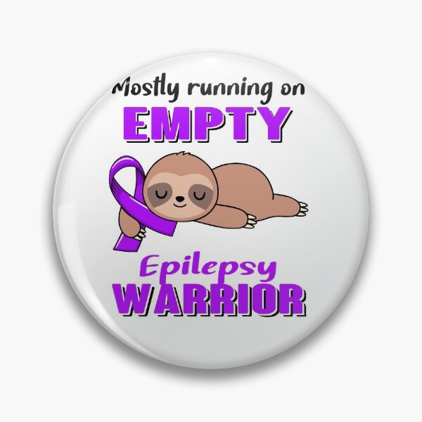 Item preview, Mostly Running On Empty Epilepsy Warrior designed and sold by Brad-FI.