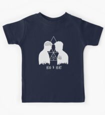 Kirk/Spock - Head/Heart //on dark colours// Kids Tee