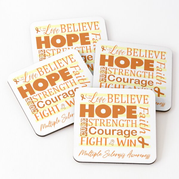 Item preview, Love Believe Hope Multiple Sclerosis Awareness designed and sold by largellie.