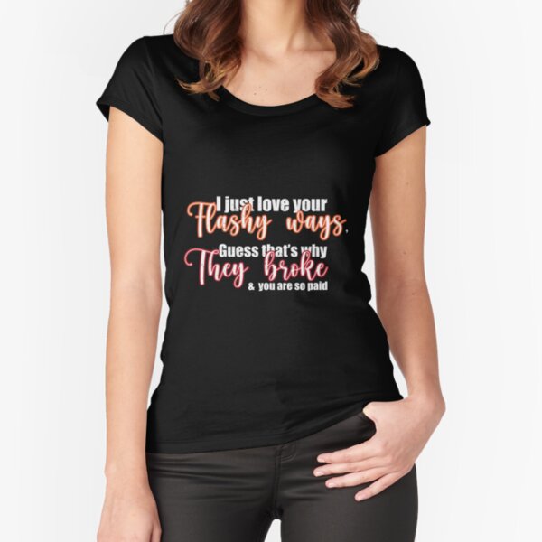 Hip Hop Music Lyrics Biggie Smalls Fitted Scoop T-Shirt