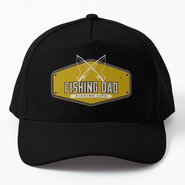 Rather be fishing. Fishing cap for dad fisherman and keen anglers. Dads  holiday Birthday gift is his new favorite fishing hat. Cap for Sale by  Barb