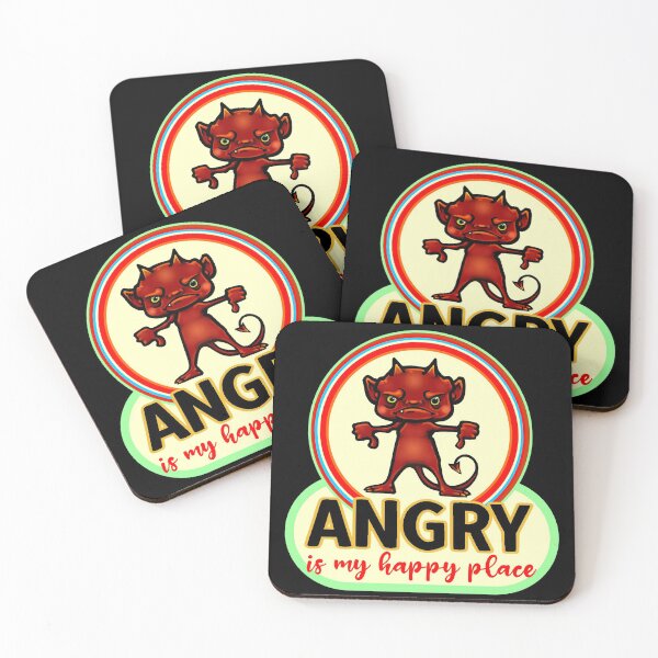 Item preview, ANGRY is my Happy Place designed and sold by sandpiperstudio.