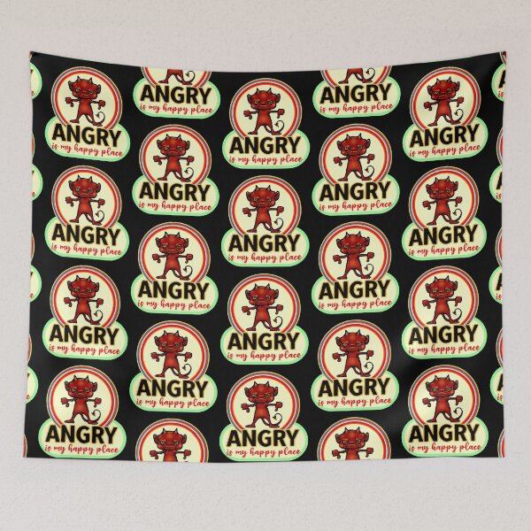 Item preview, ANGRY is my Happy Place designed and sold by sandpiperstudio.
