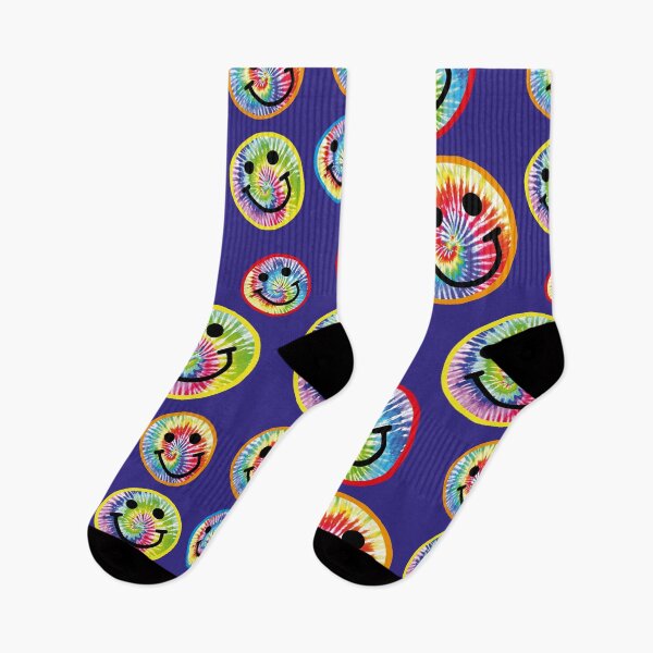 Item preview, Multicolor Tie Dye Smiley Face  designed and sold by seesaw-clothing.